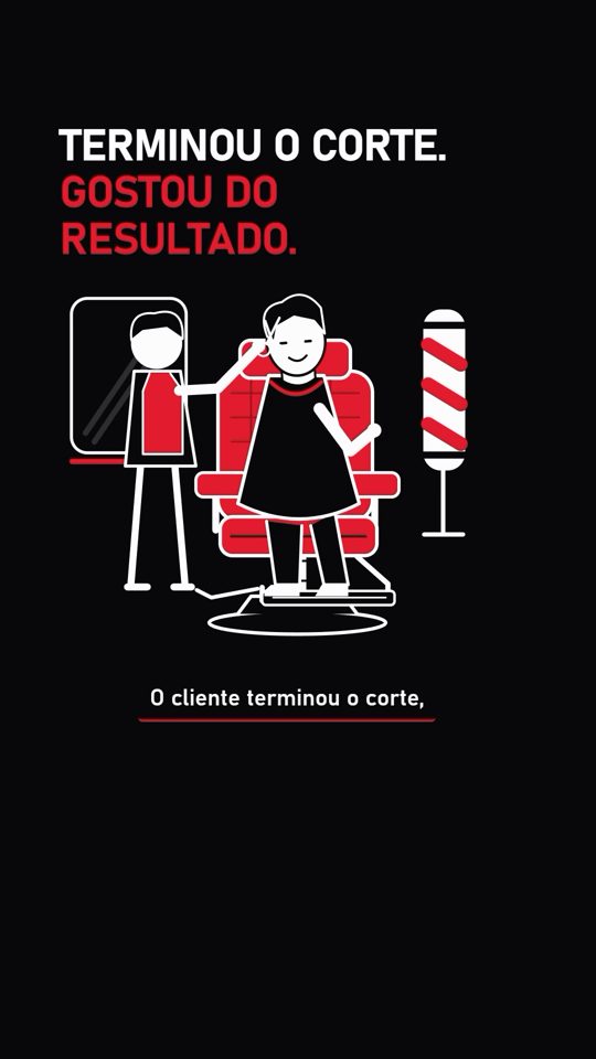 Reel da Axiomark sobre barbearia